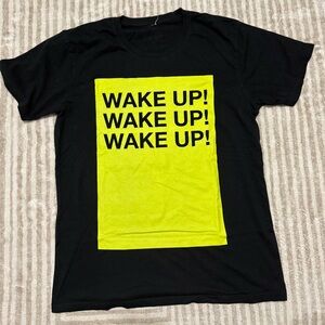 Black and Yellow Graphic Men's T-Shirt